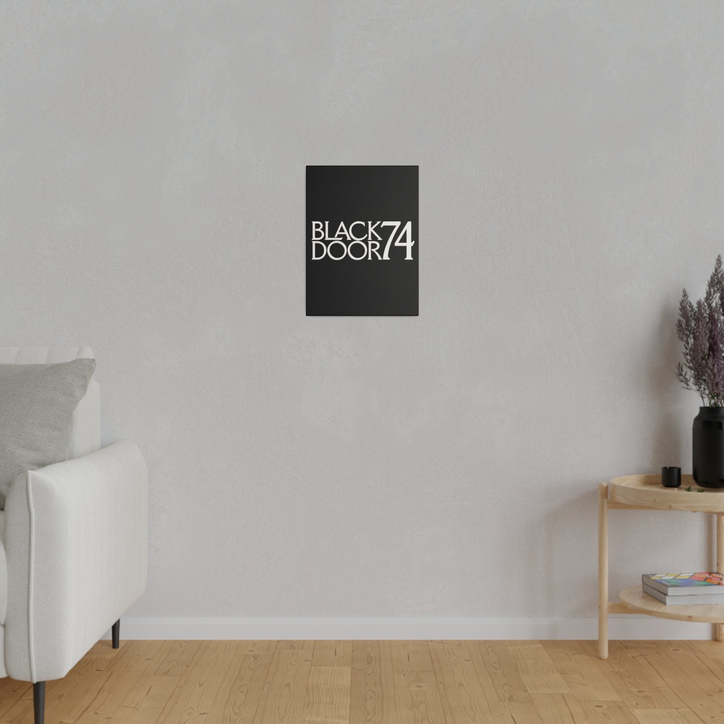 Black Door 74 Matte Canvas Art