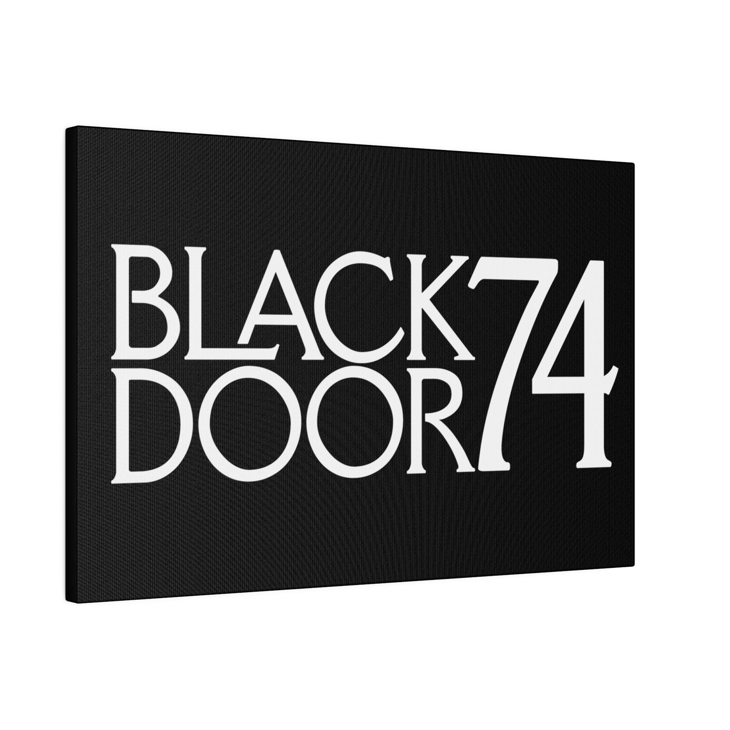 Black Door 74 Matte Canvas Art