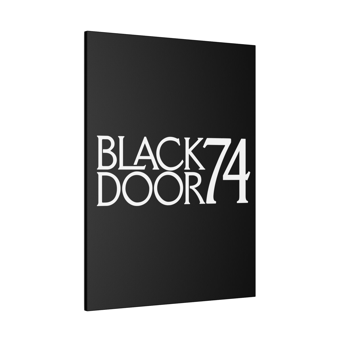 Black Door 74 Matte Canvas Art