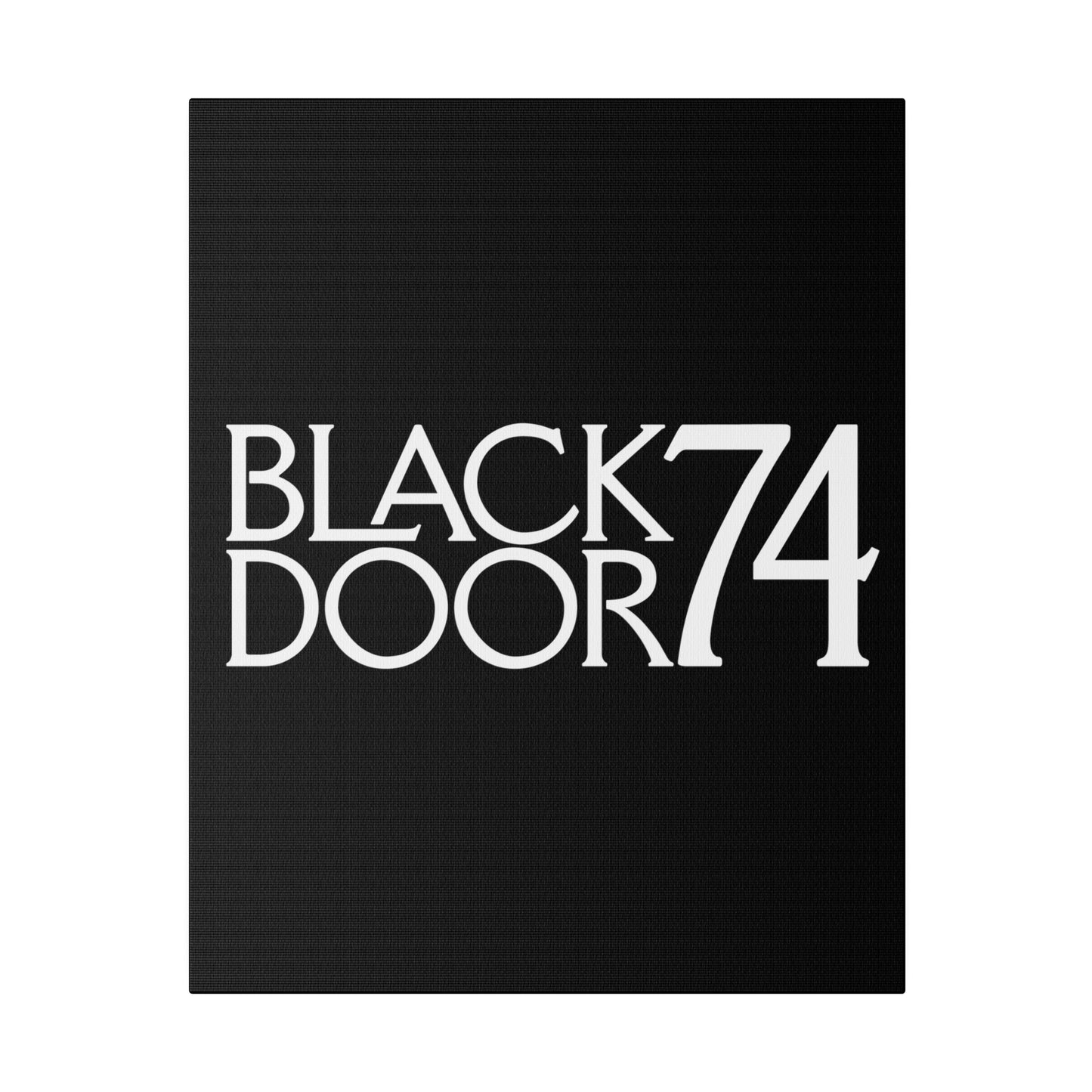 Black Door 74 Matte Canvas Art