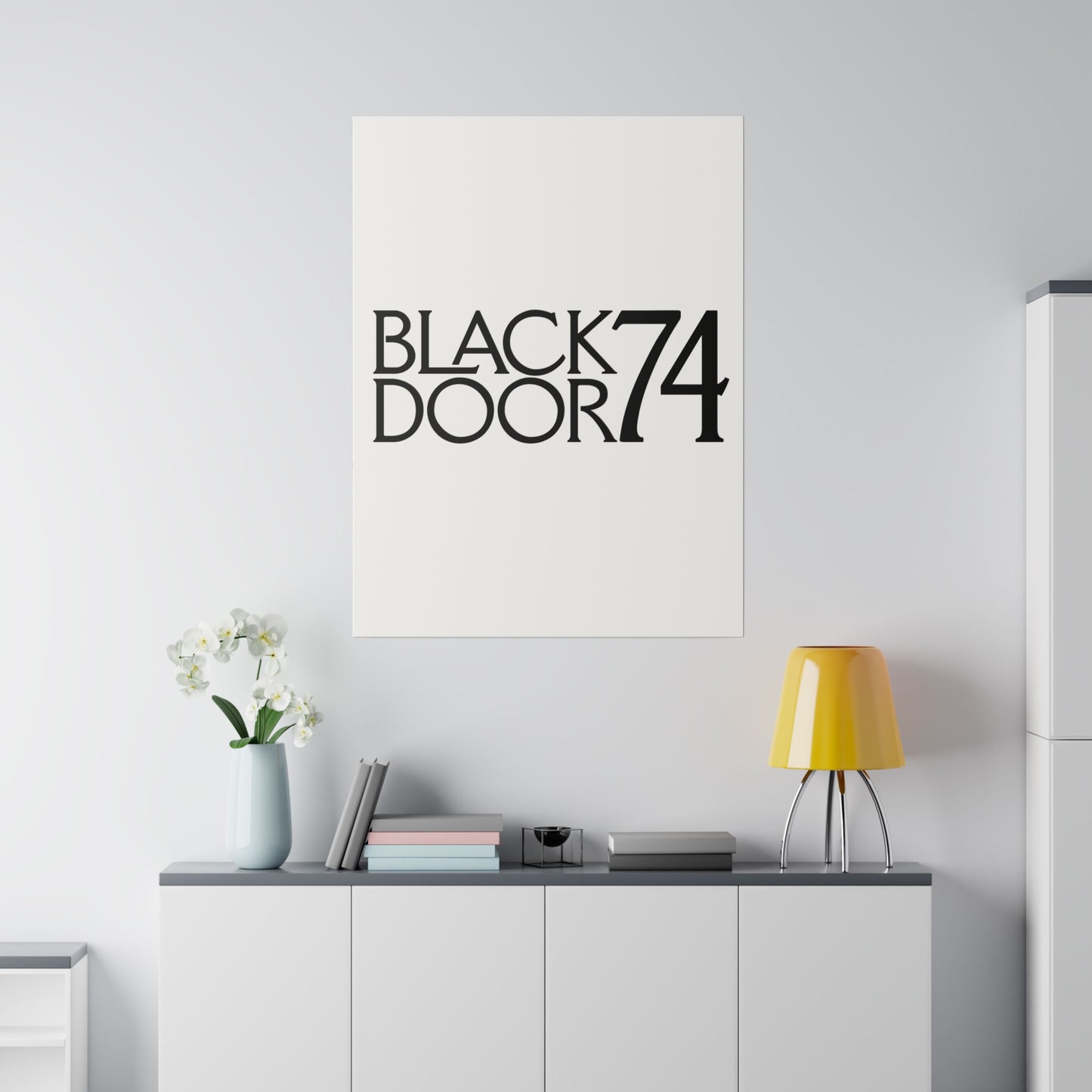 Black Door 74 Matte Canvas Art