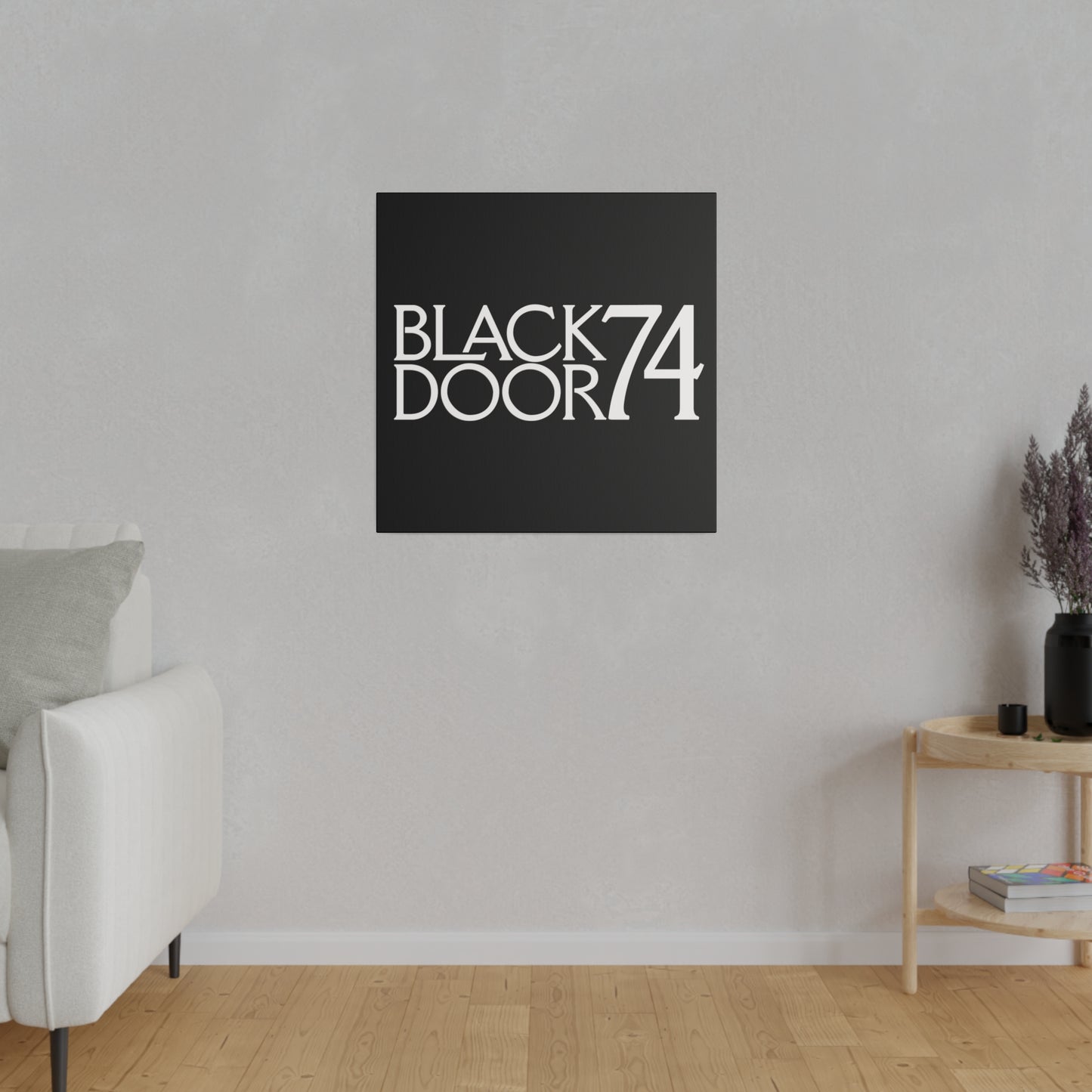 Black Door 74 Matte Canvas Art