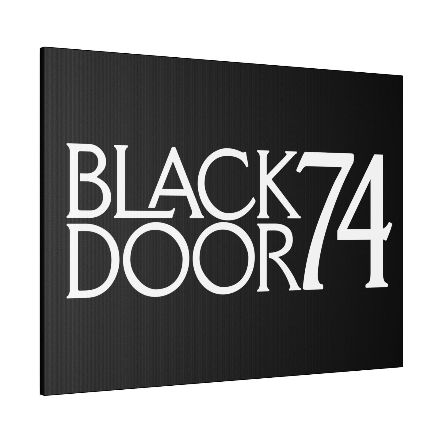 Black Door 74 Matte Canvas Art