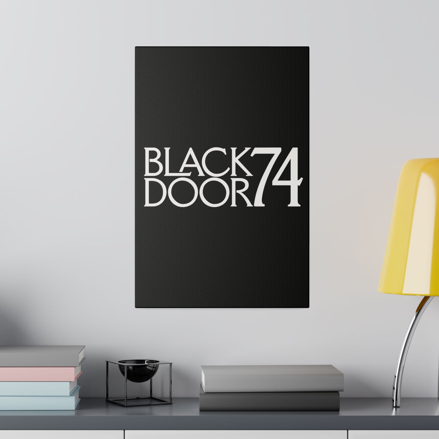 Black Door 74 Matte Canvas Art