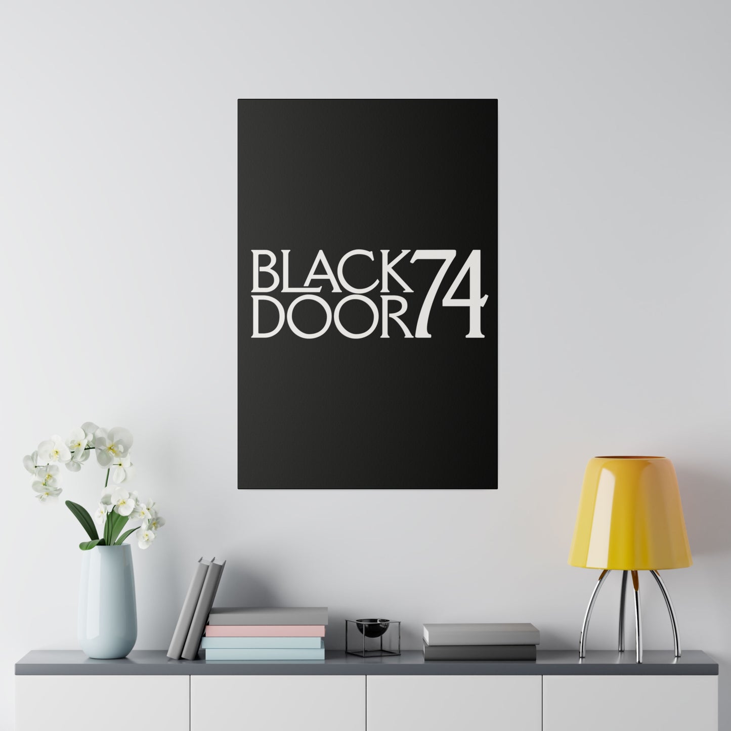 Black Door 74 Matte Canvas Art