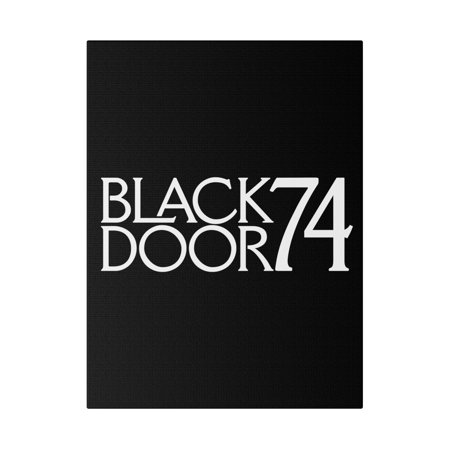 Black Door 74 Matte Canvas Art