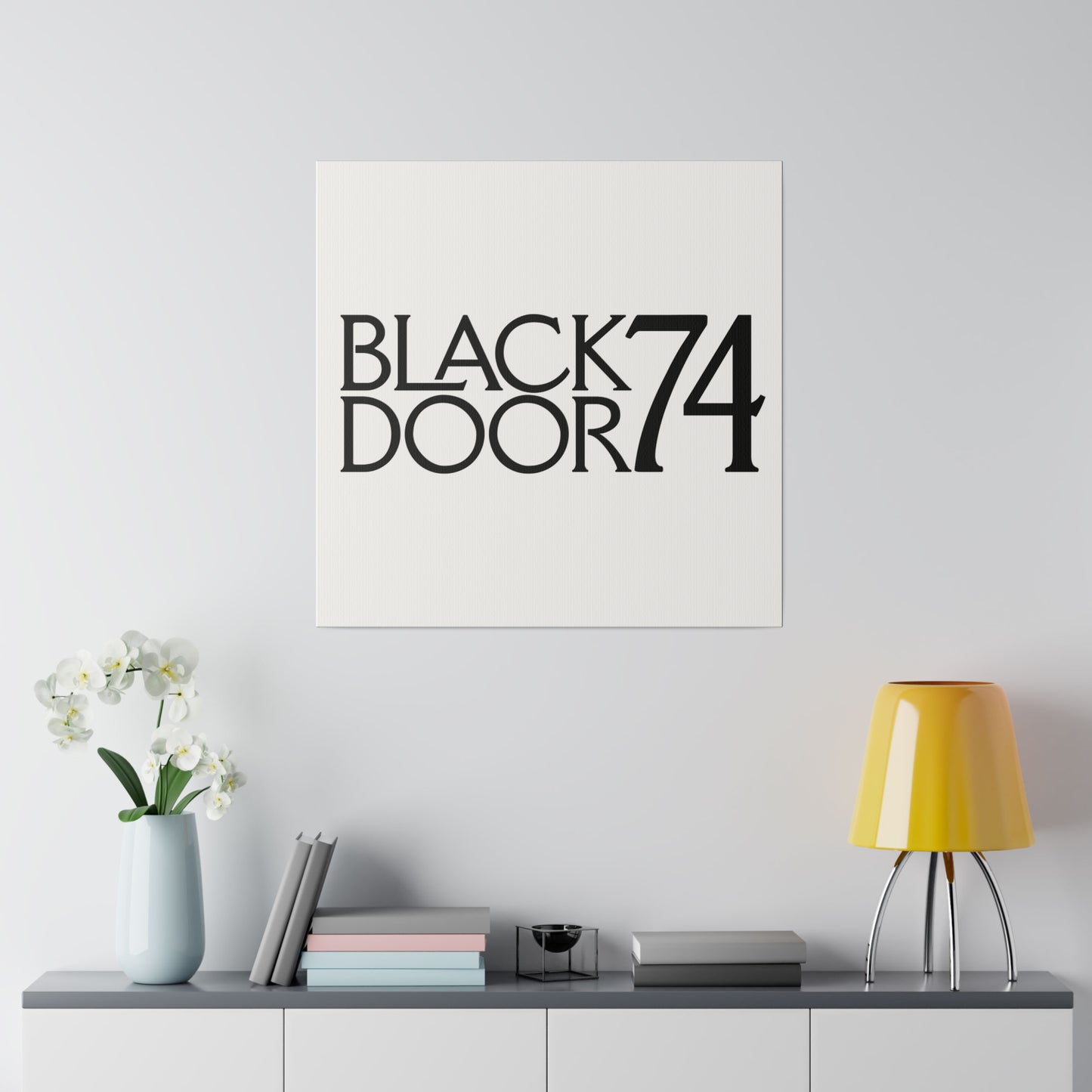 Black Door 74 Matte Canvas Art