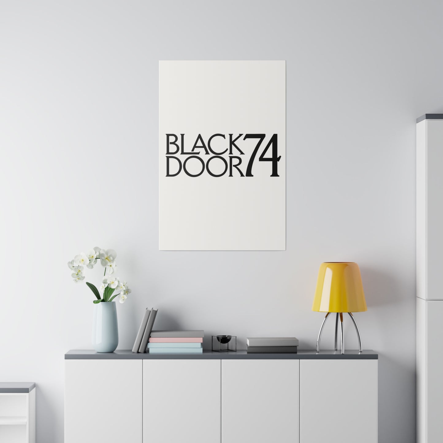 Black Door 74 Matte Canvas Art