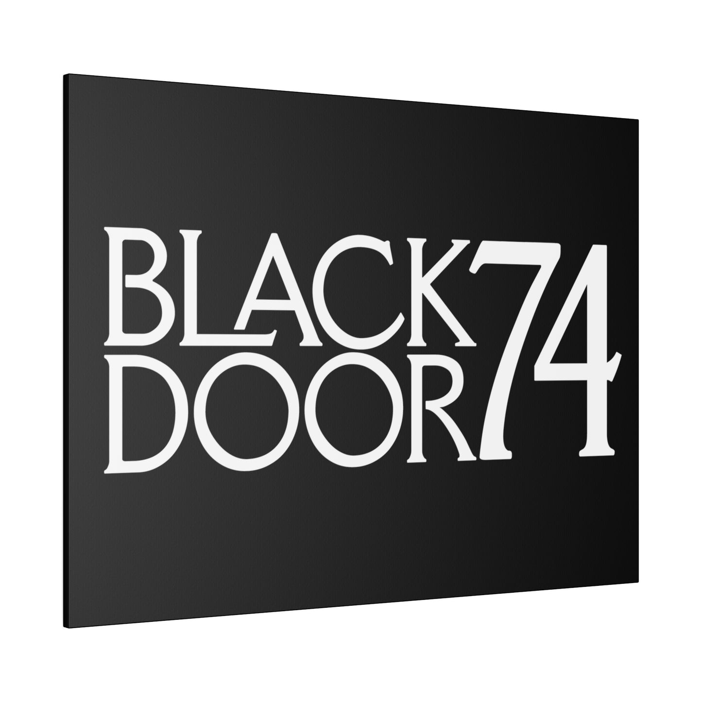 Black Door 74 Matte Canvas Art