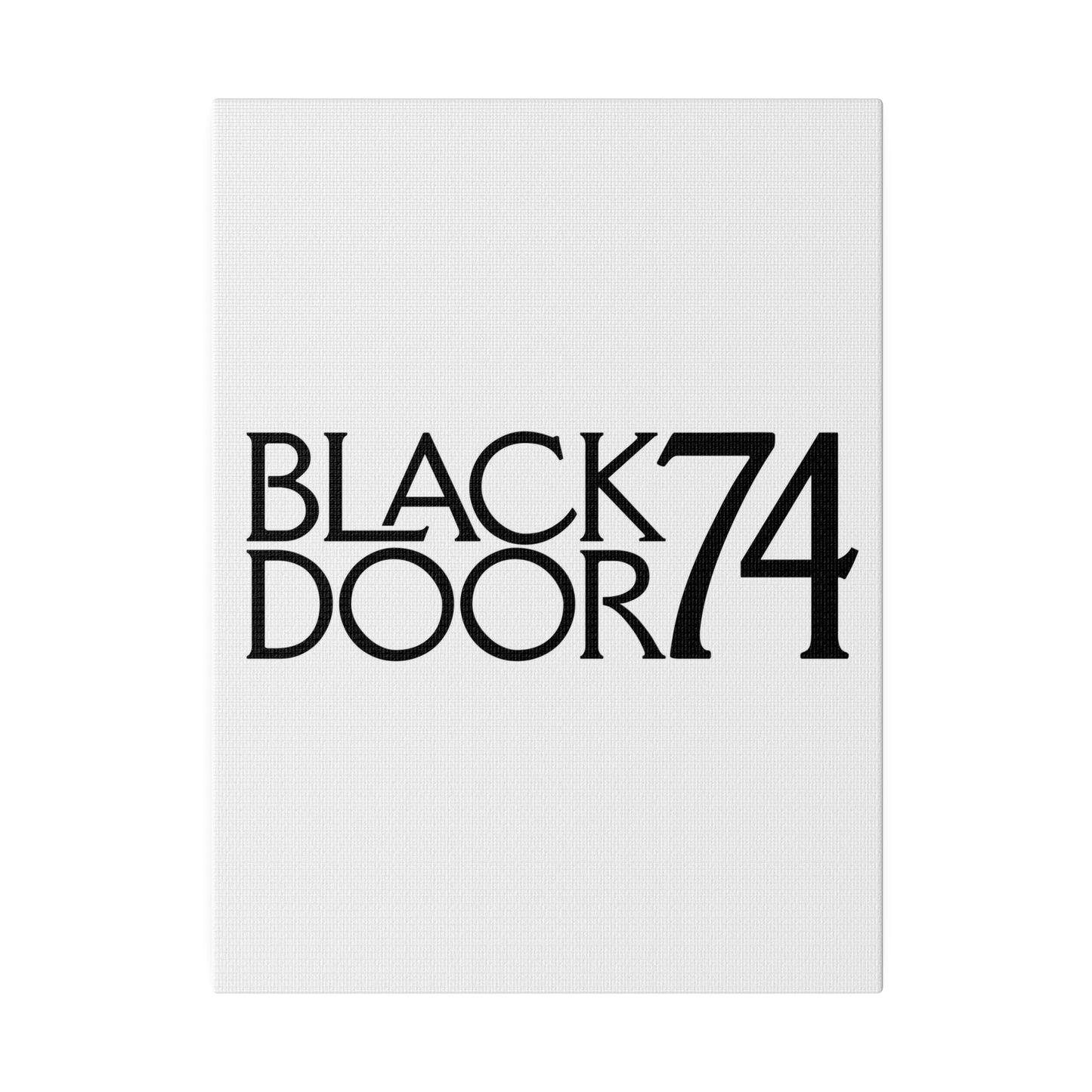 Black Door 74 Matte Canvas Art