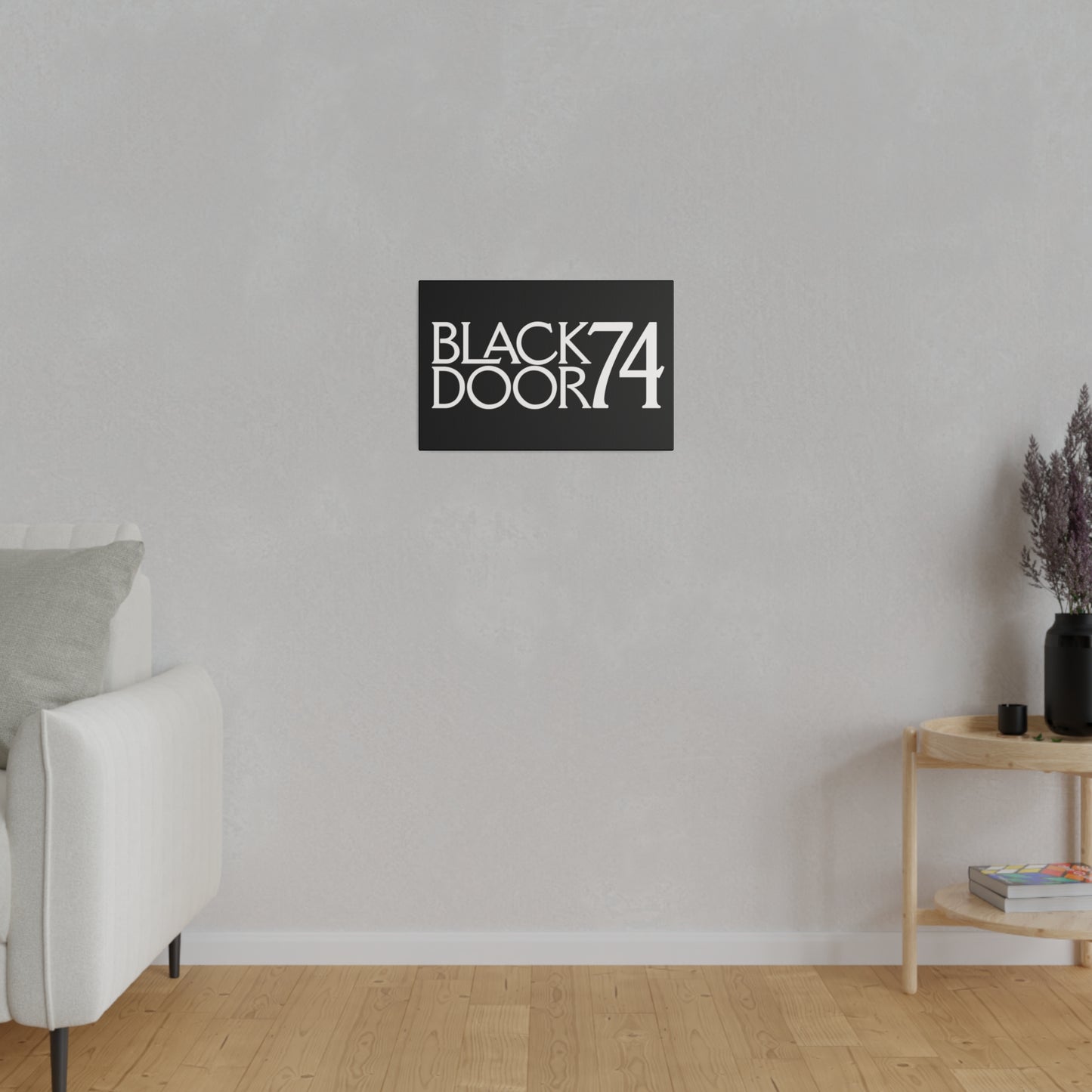 Black Door 74 Matte Canvas Art