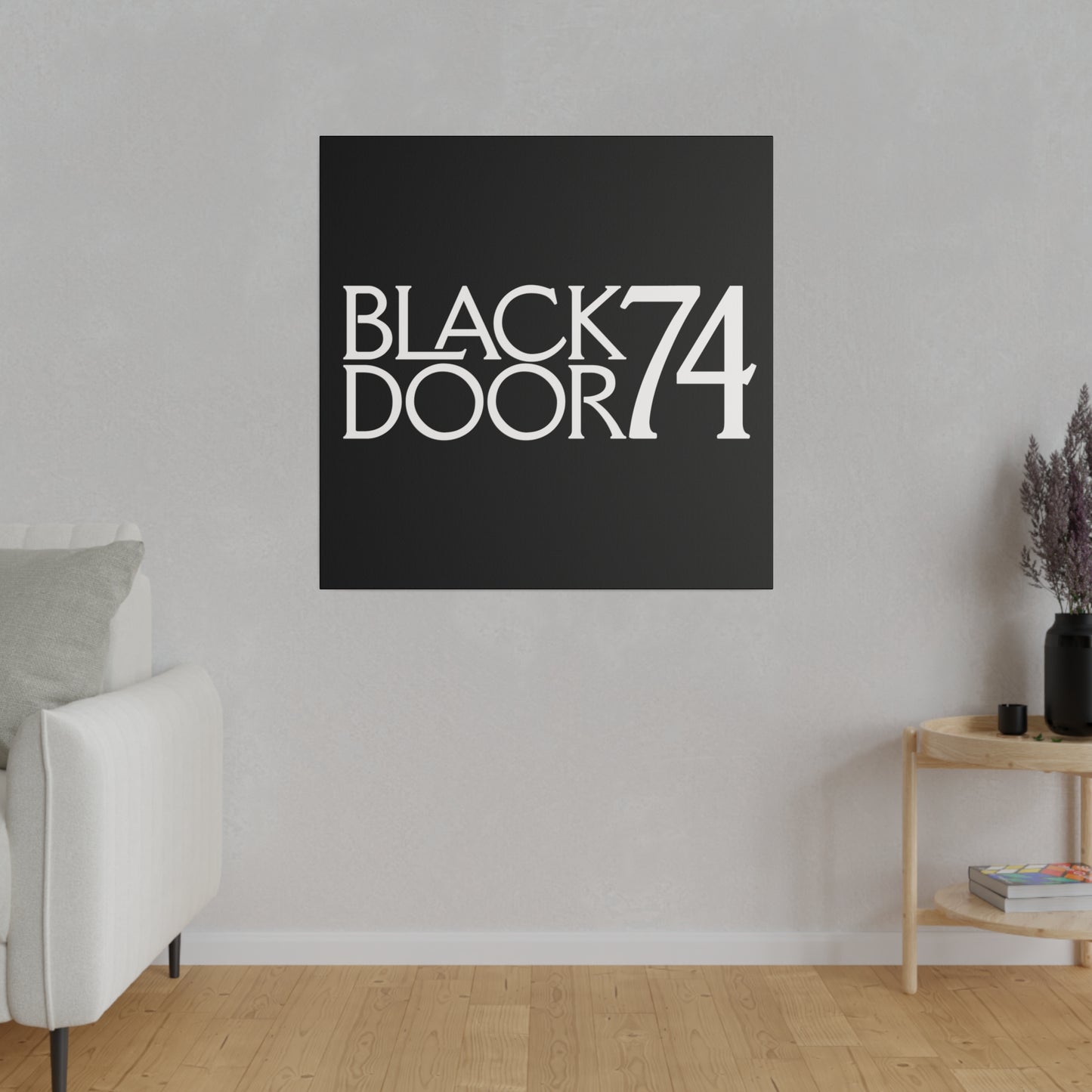 Black Door 74 Matte Canvas Art