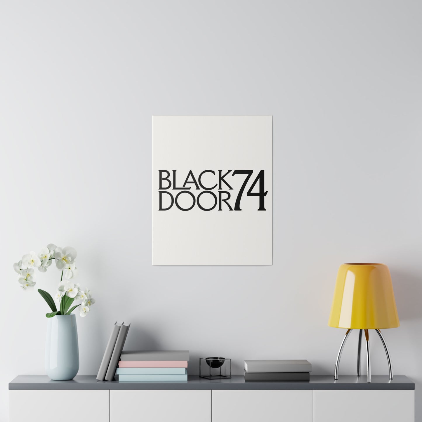 Black Door 74 Matte Canvas Art