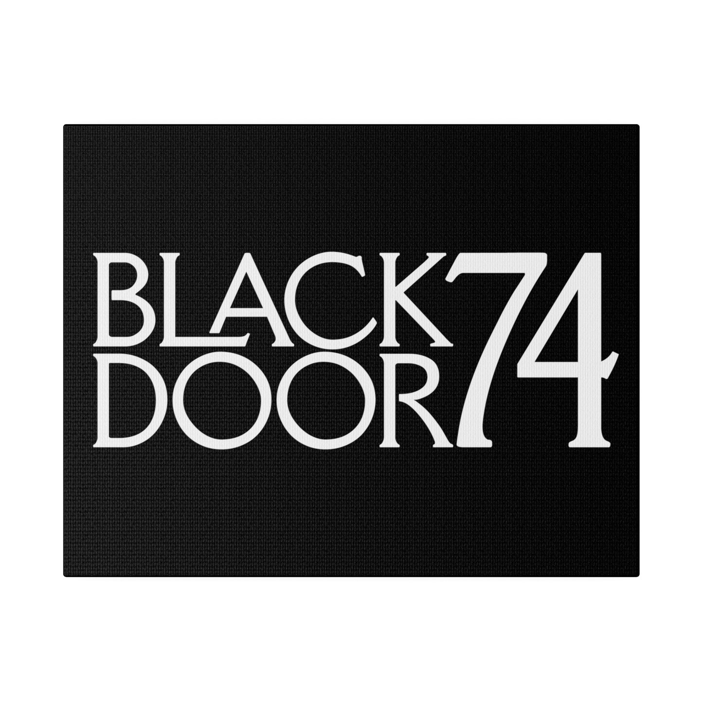 Black Door 74 Matte Canvas Art