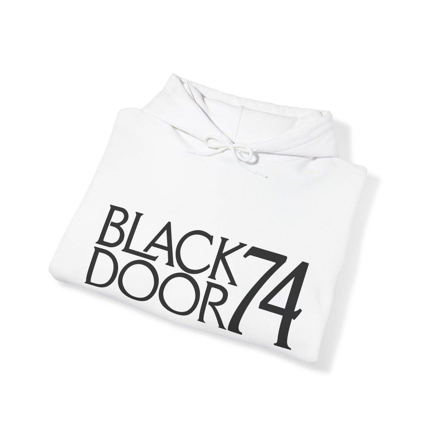 Black Door 74 Logo Unisex Heavy Blend™ Hooded Sweatshirt