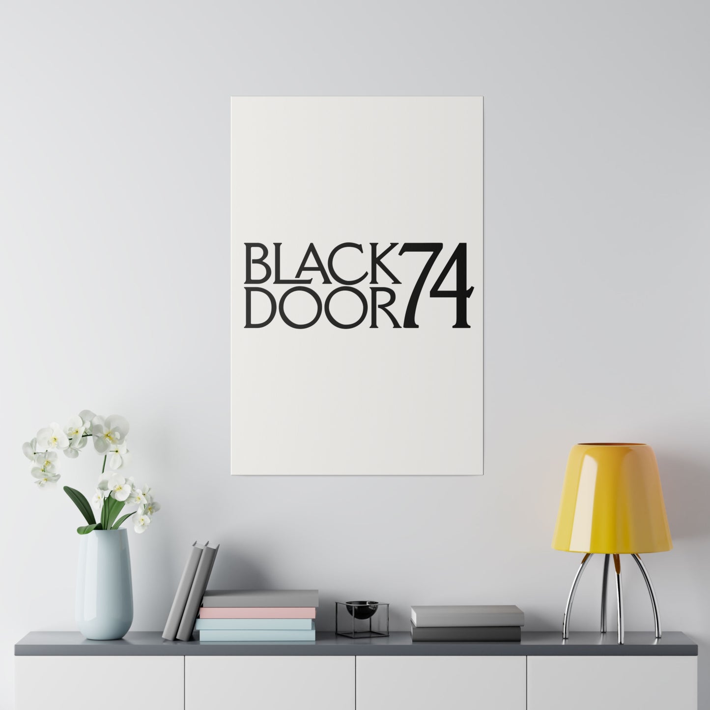 Black Door 74 Matte Canvas Art