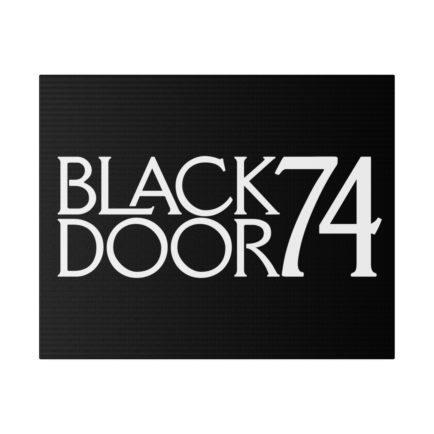 Black Door 74 Matte Canvas Art