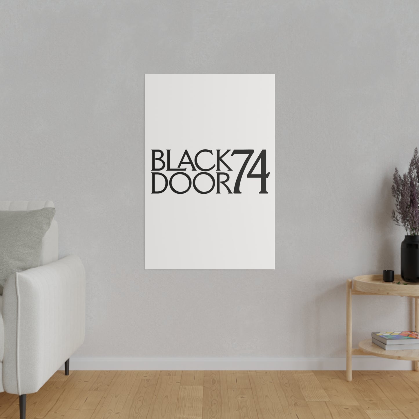 Black Door 74 Matte Canvas Art