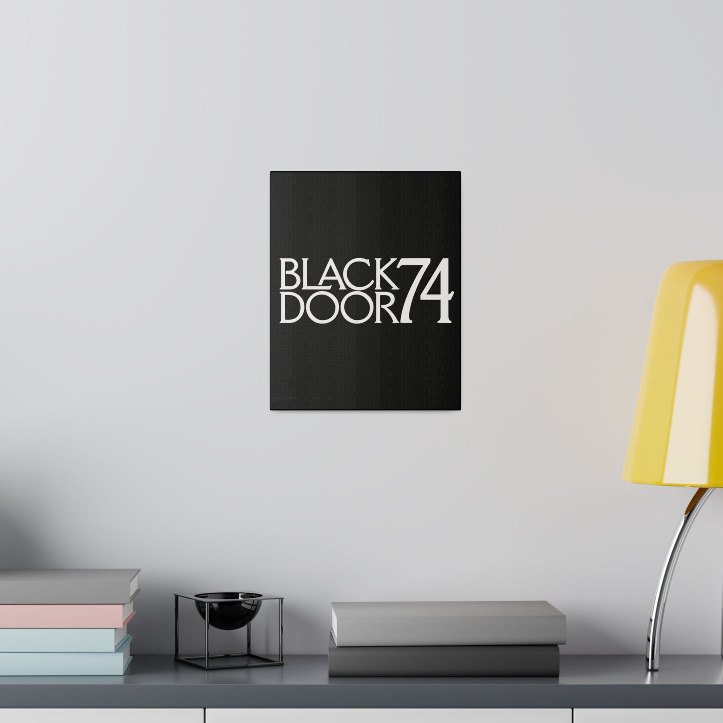 Black Door 74 Matte Canvas Art