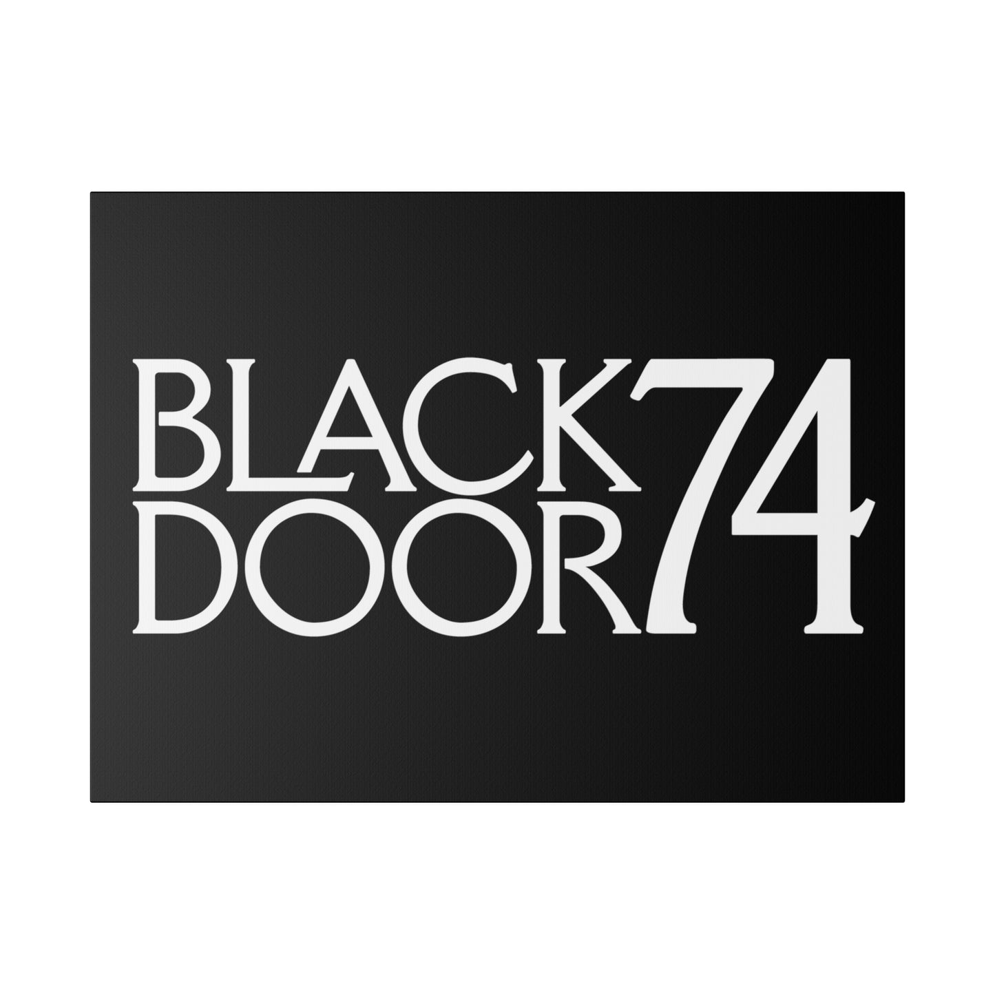 Black Door 74 Matte Canvas Art