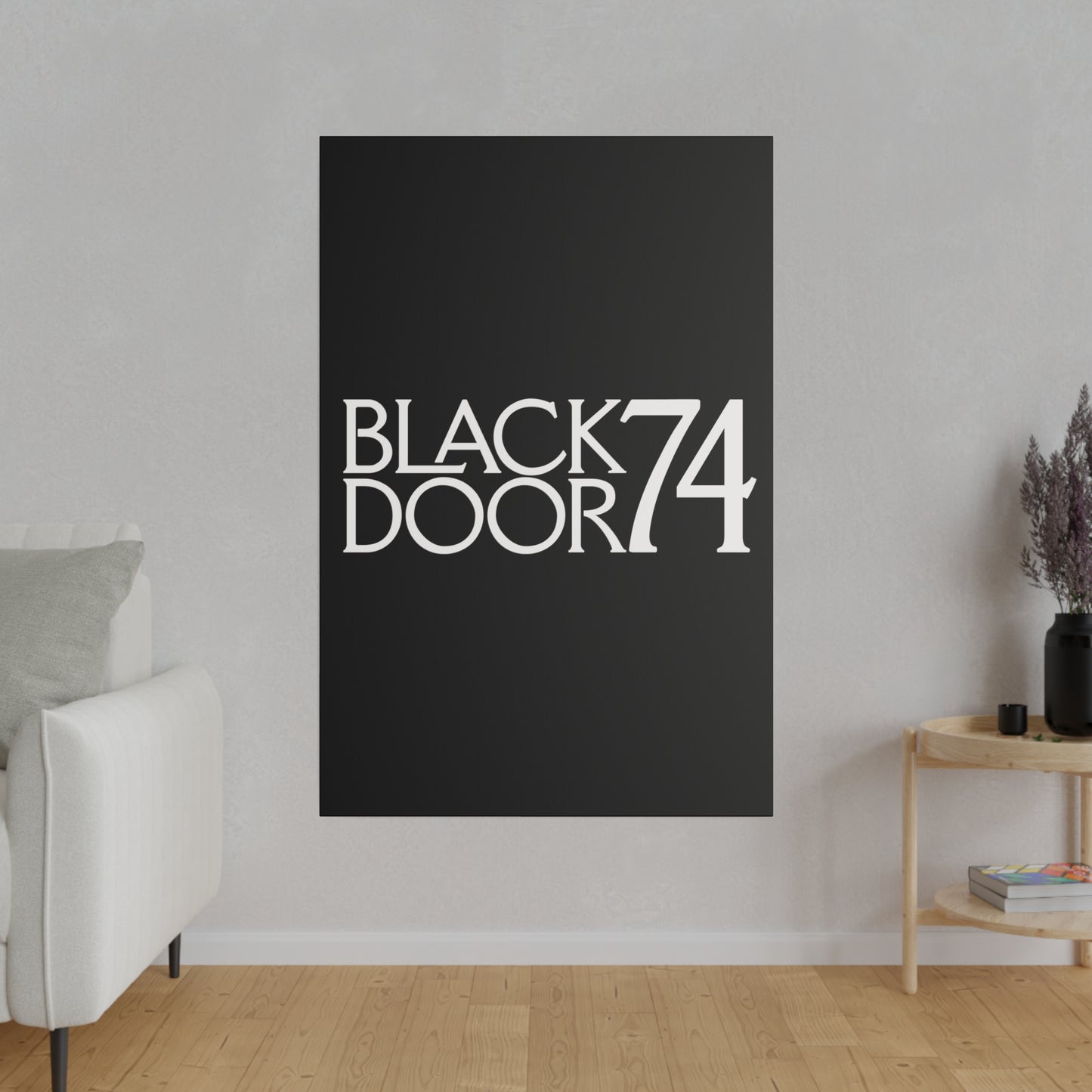 Black Door 74 Matte Canvas Art