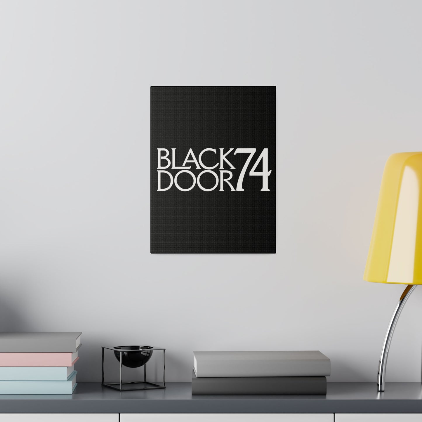 Black Door 74 Matte Canvas Art