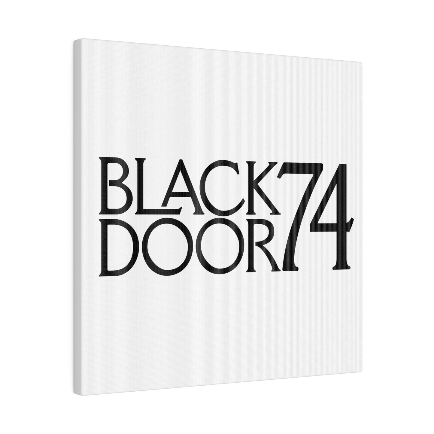 Black Door 74 Matte Canvas Art