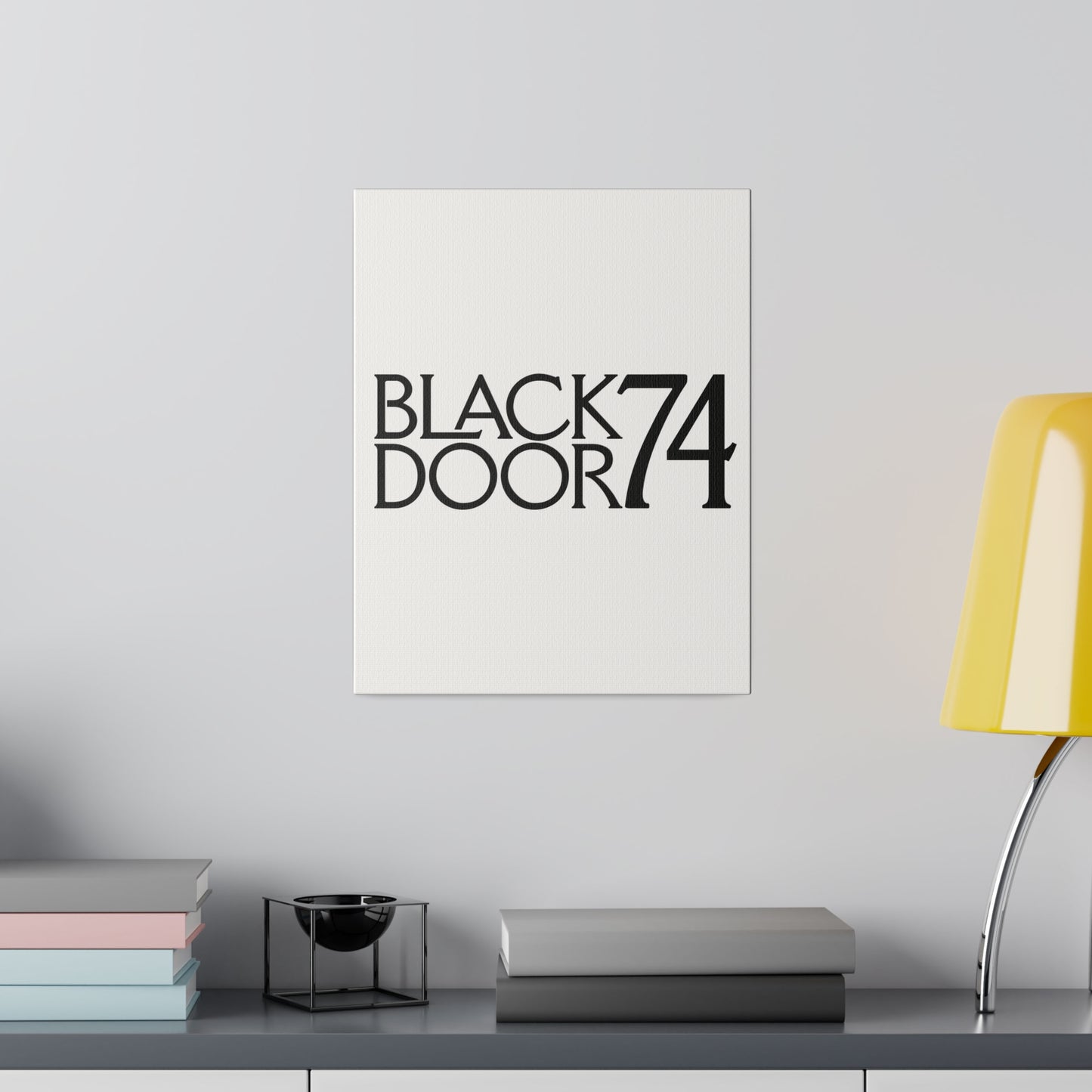 Black Door 74 Matte Canvas Art