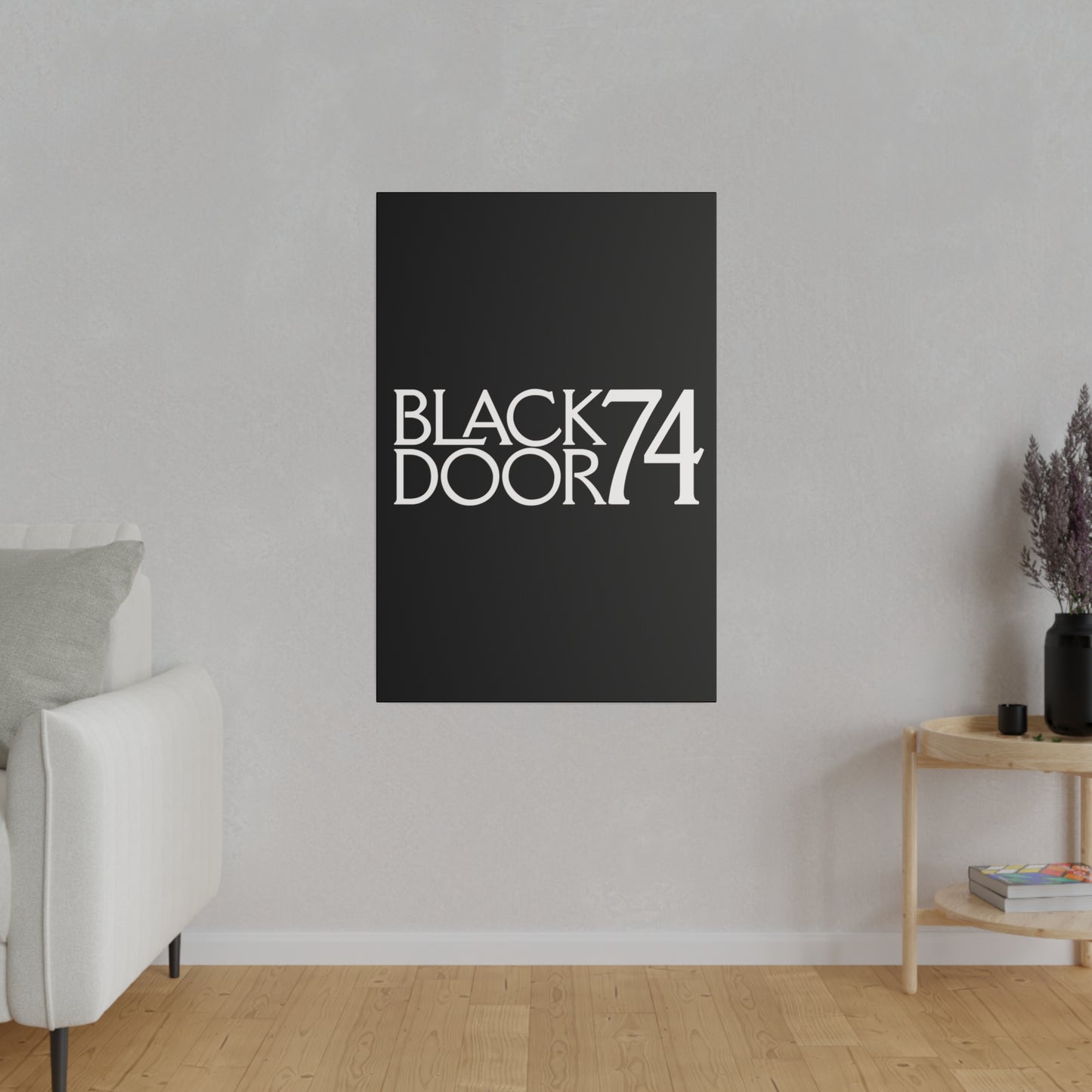 Black Door 74 Matte Canvas Art