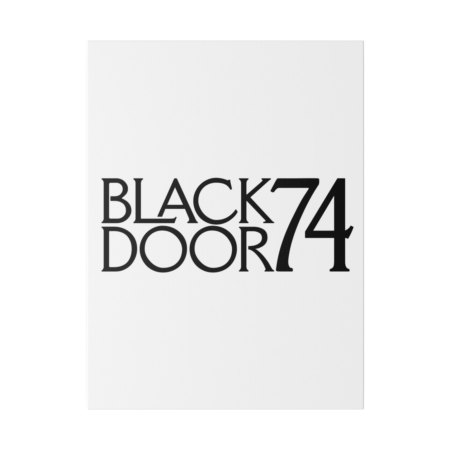 Black Door 74 Matte Canvas Art