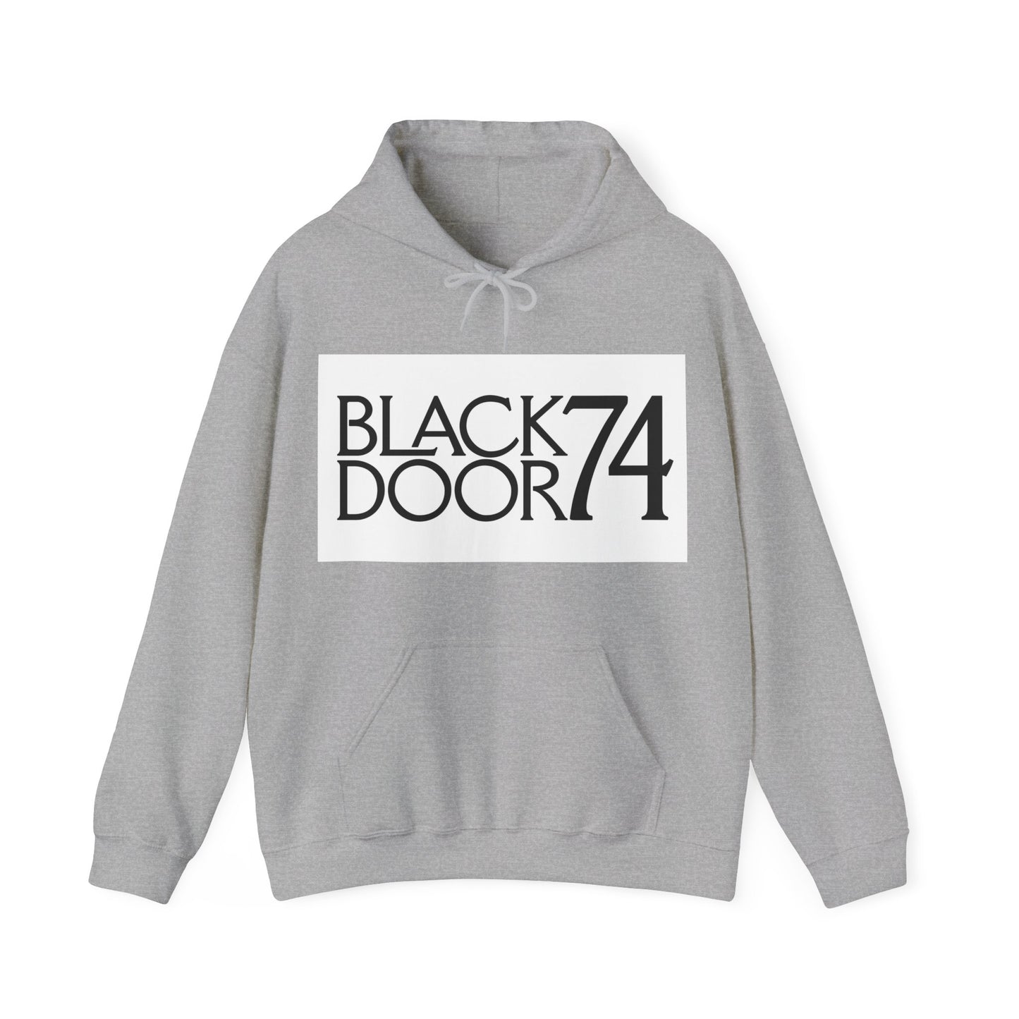 Black Door 74 Logo Unisex Heavy Blend™ Hooded Sweatshirt