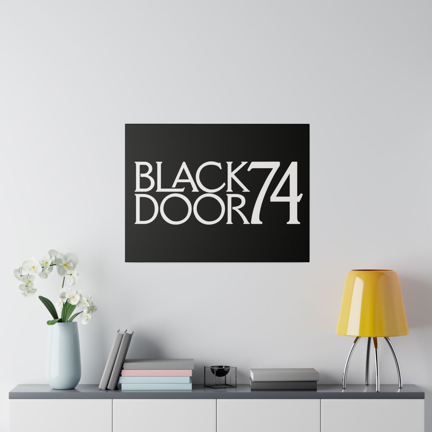 Black Door 74 Matte Canvas Art