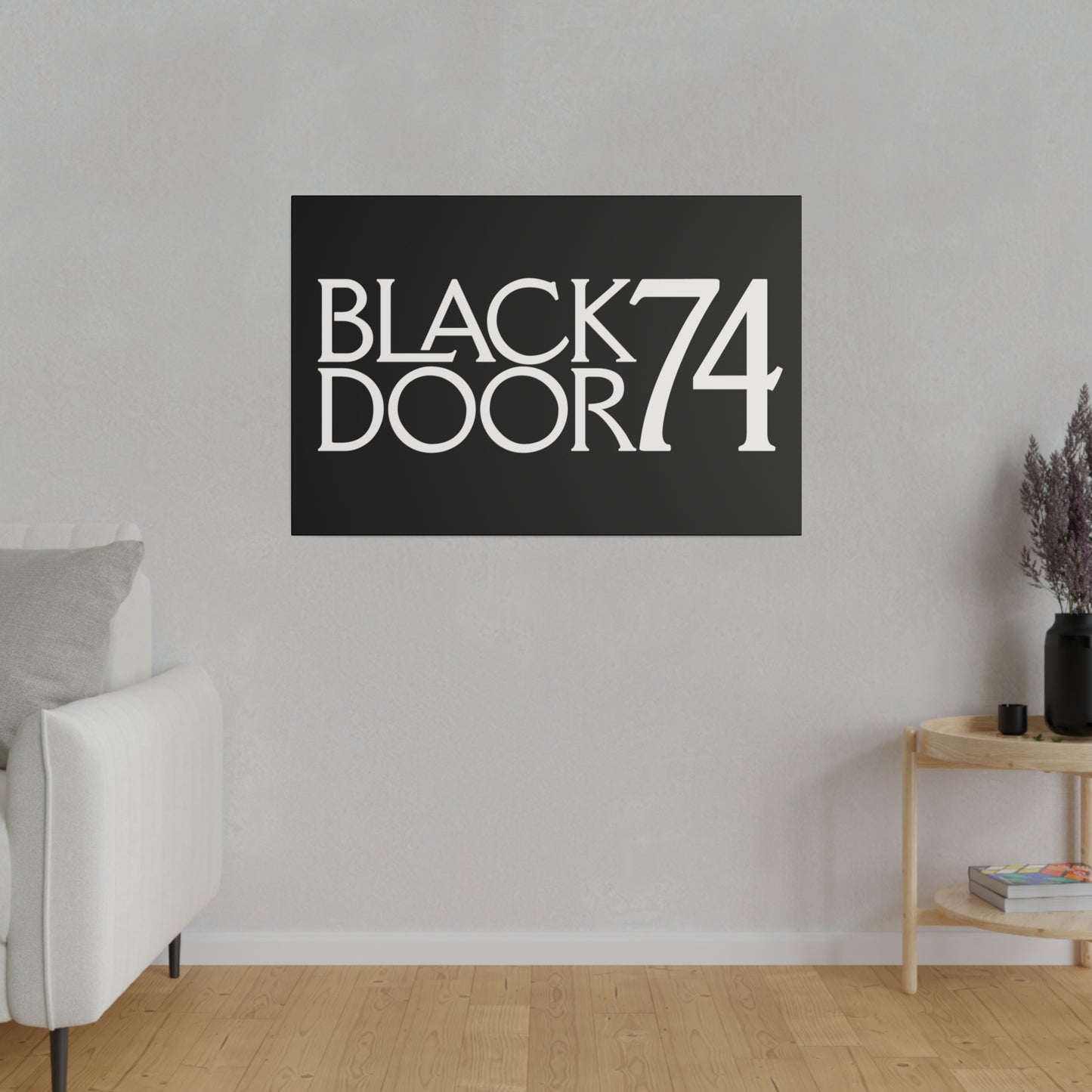 Black Door 74 Matte Canvas Art