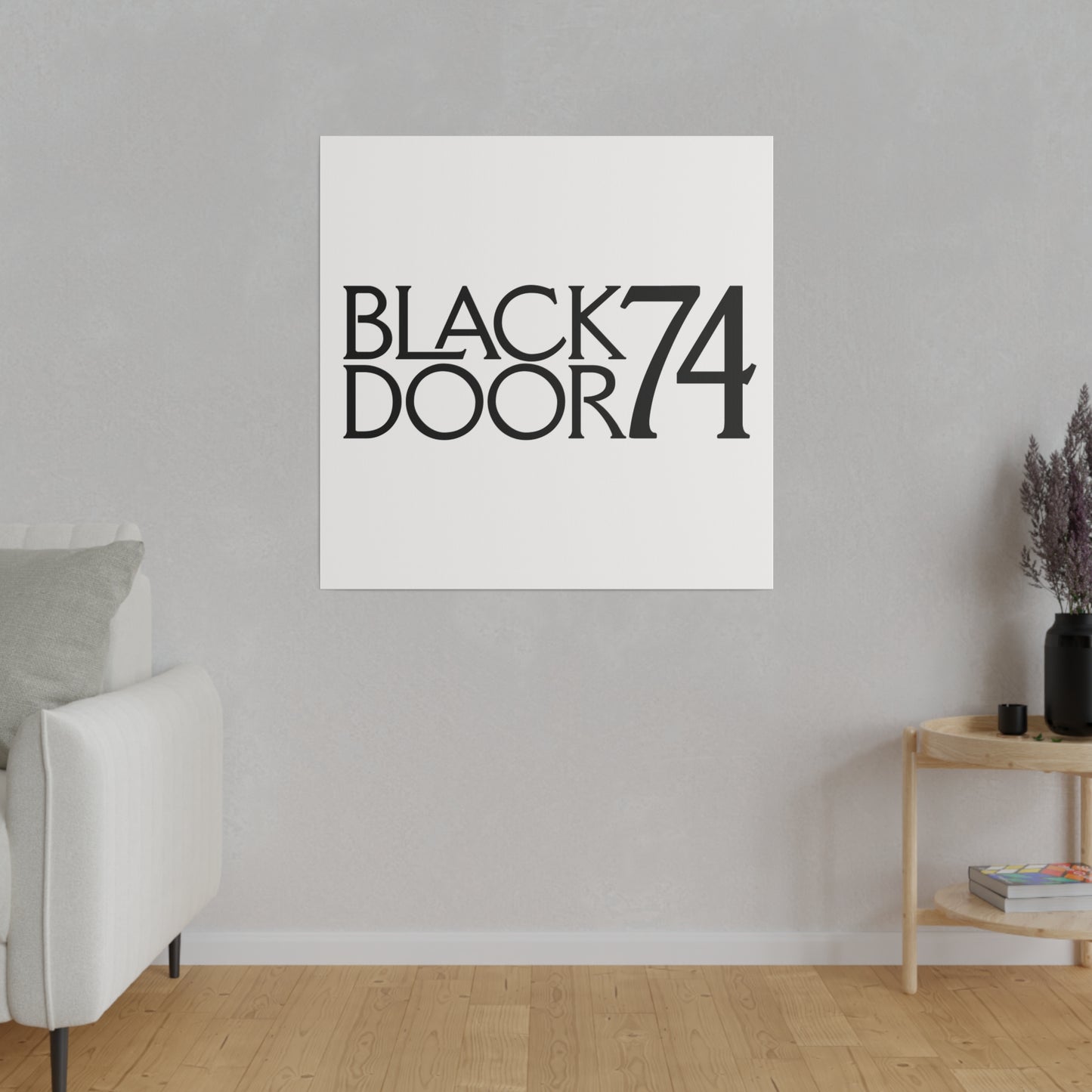 Black Door 74 Matte Canvas Art