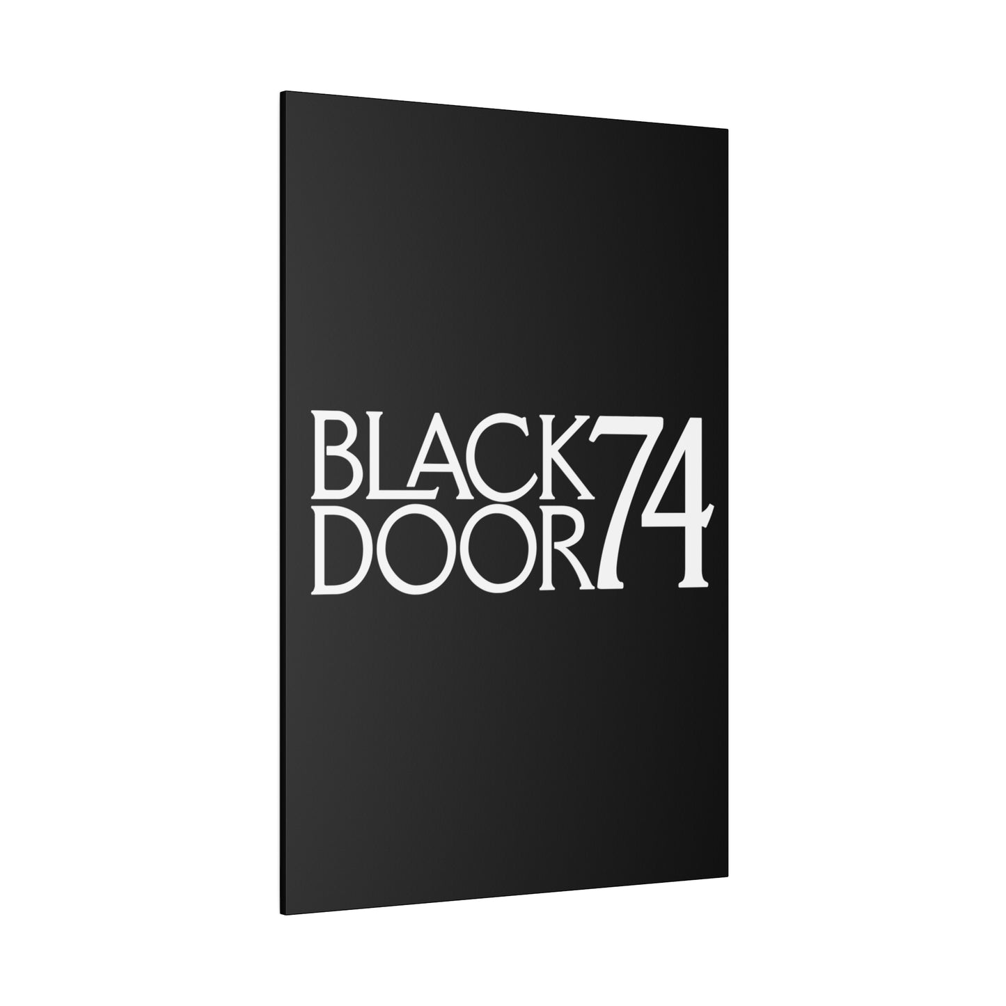 Black Door 74 Matte Canvas Art