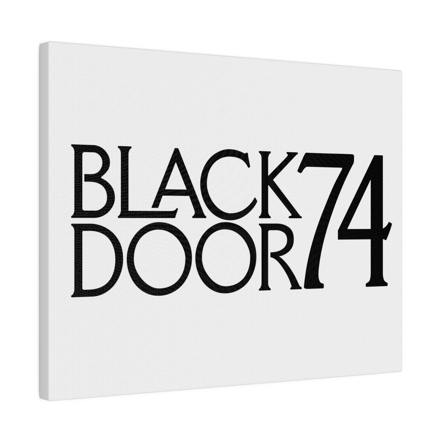 Black Door 74 Matte Canvas Art