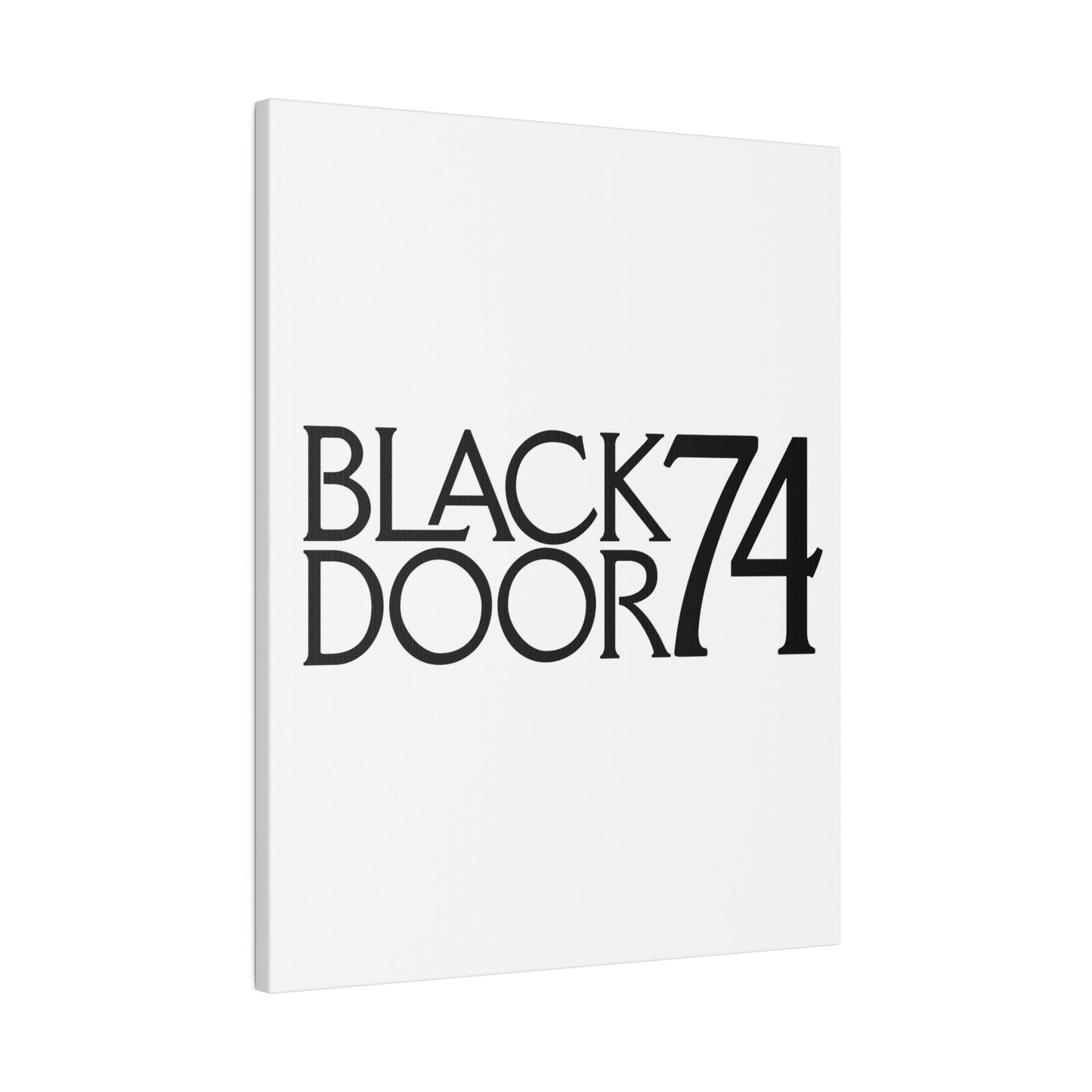 Black Door 74 Matte Canvas Art