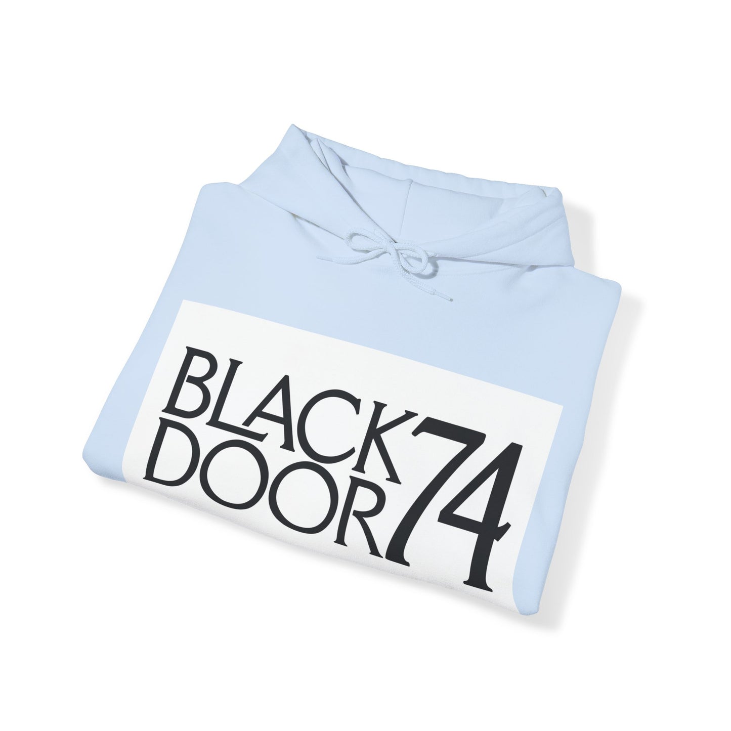 Black Door 74 Logo Unisex Heavy Blend™ Hooded Sweatshirt