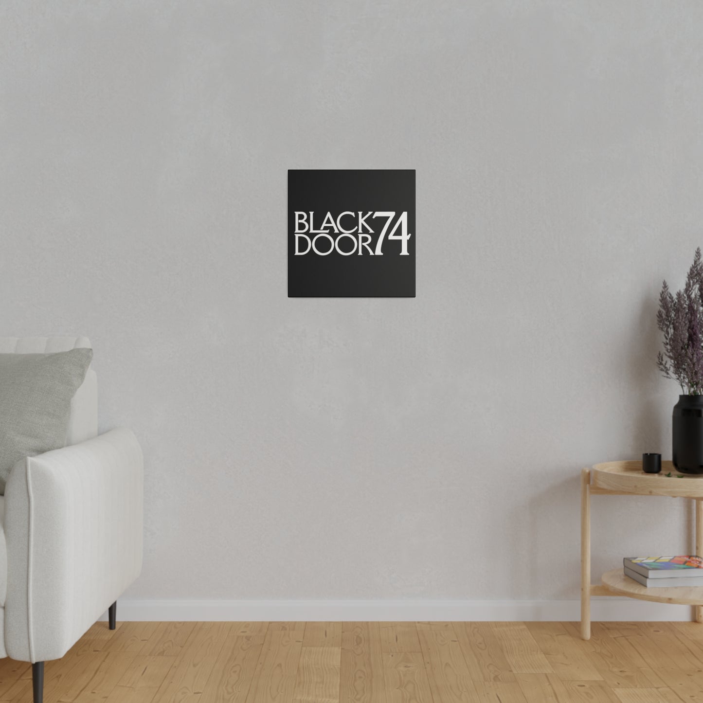 Black Door 74 Matte Canvas Art