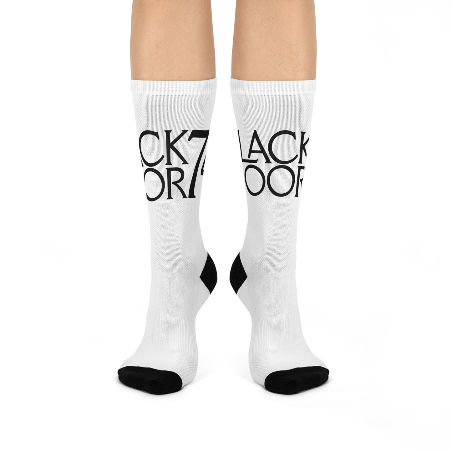 Black Door 74 Logo Cushioned Crew Socks