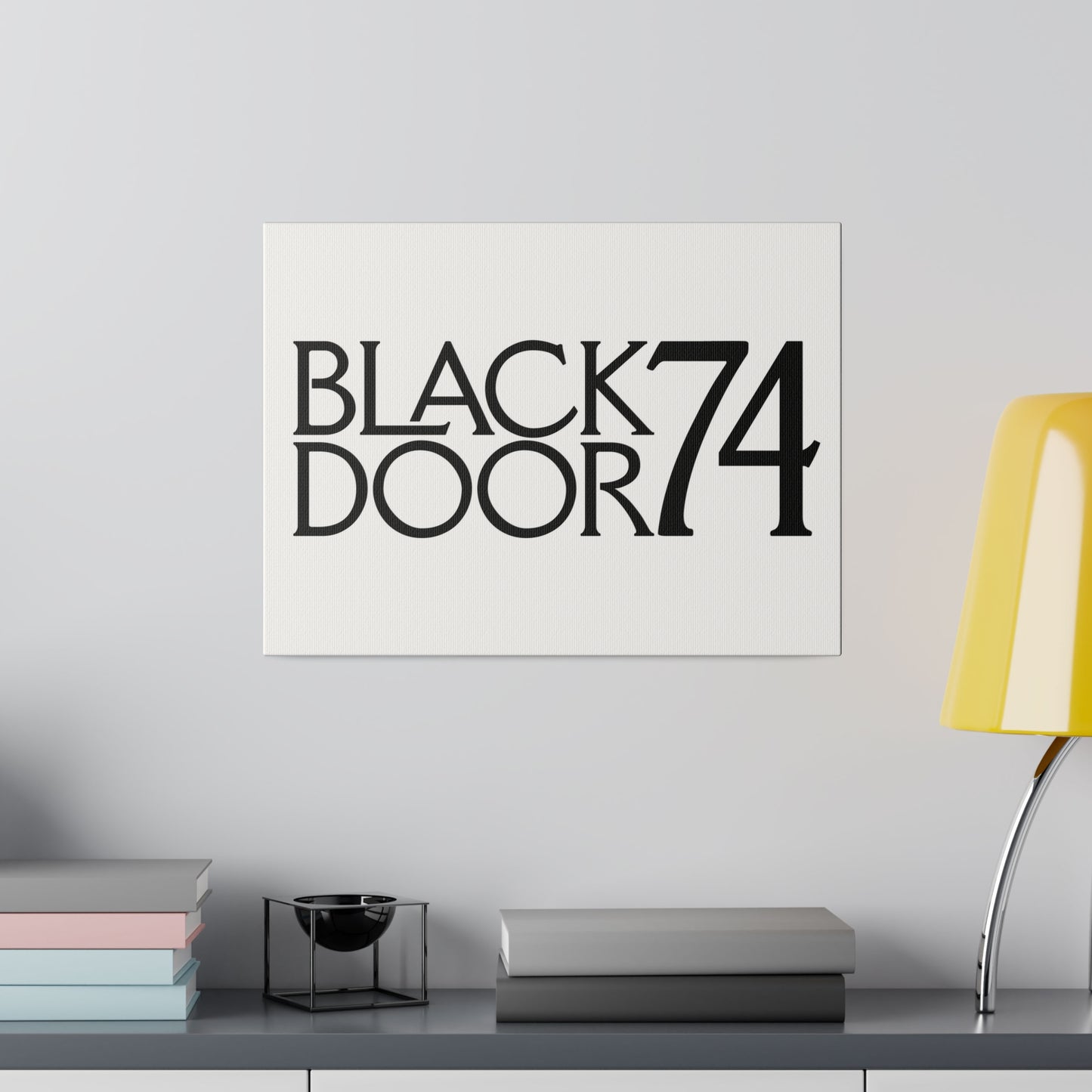 Black Door 74 Matte Canvas Art