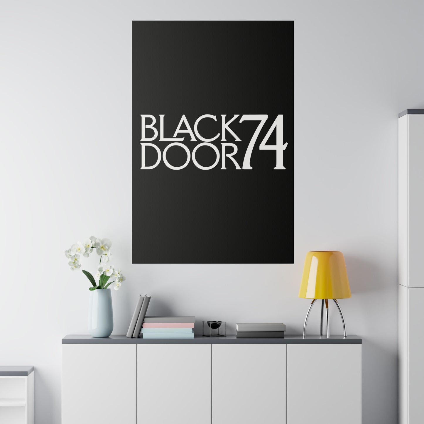 Black Door 74 Matte Canvas Art