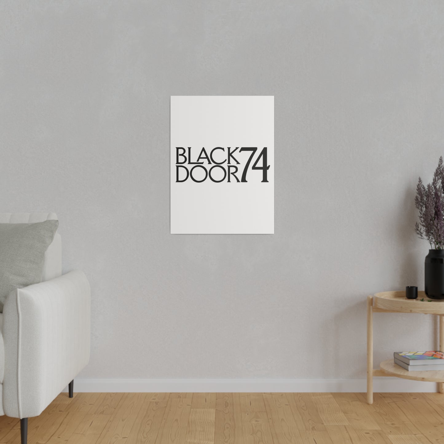 Black Door 74 Matte Canvas Art