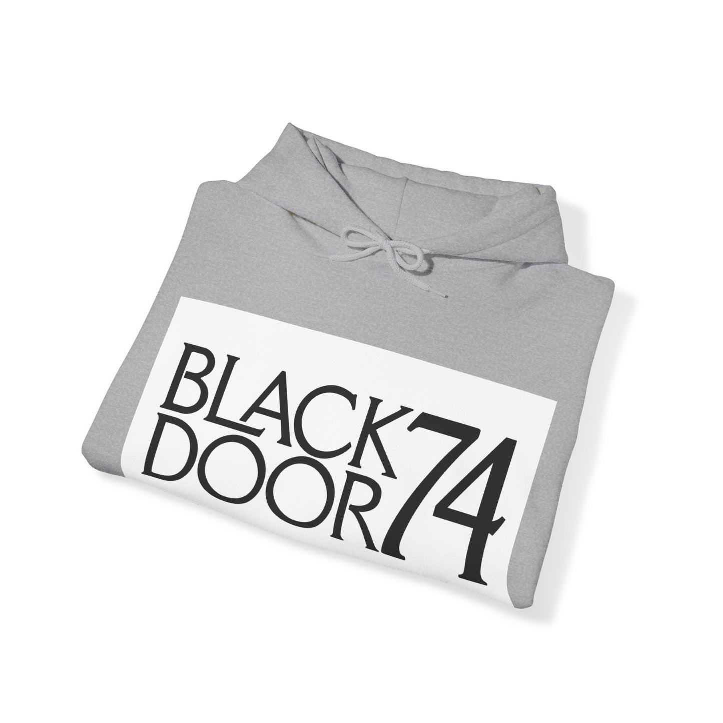 Black Door 74 Logo Unisex Heavy Blend™ Hooded Sweatshirt