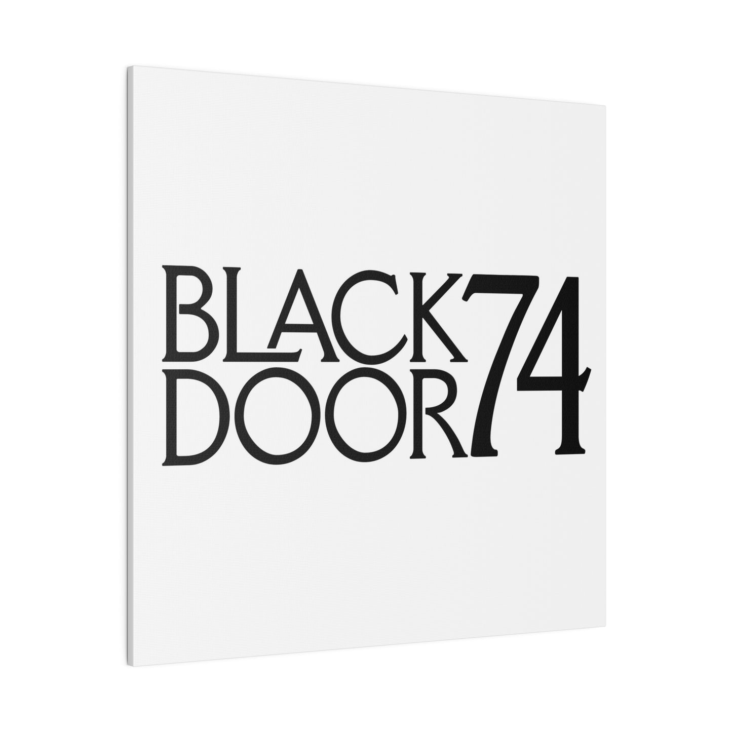 Black Door 74 Matte Canvas Art