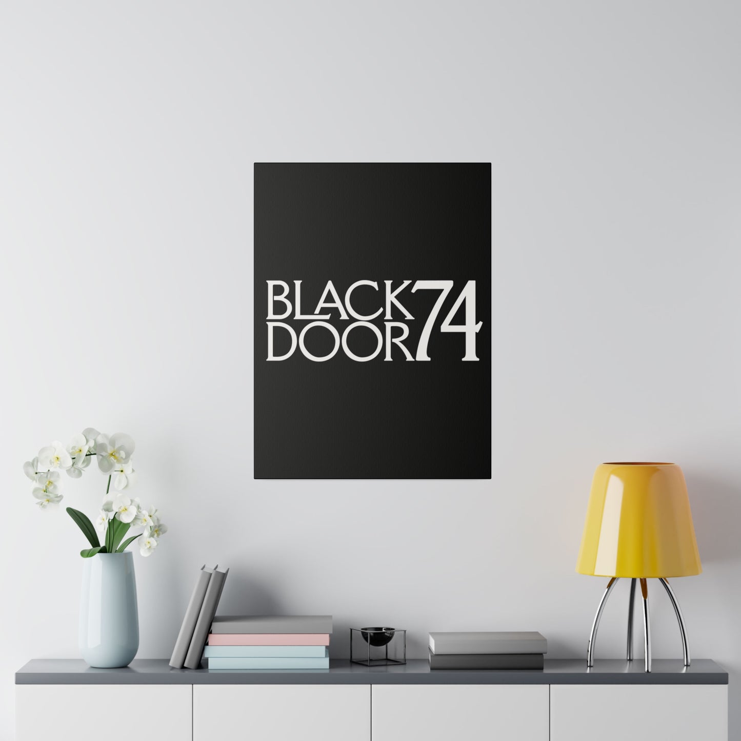 Black Door 74 Matte Canvas Art