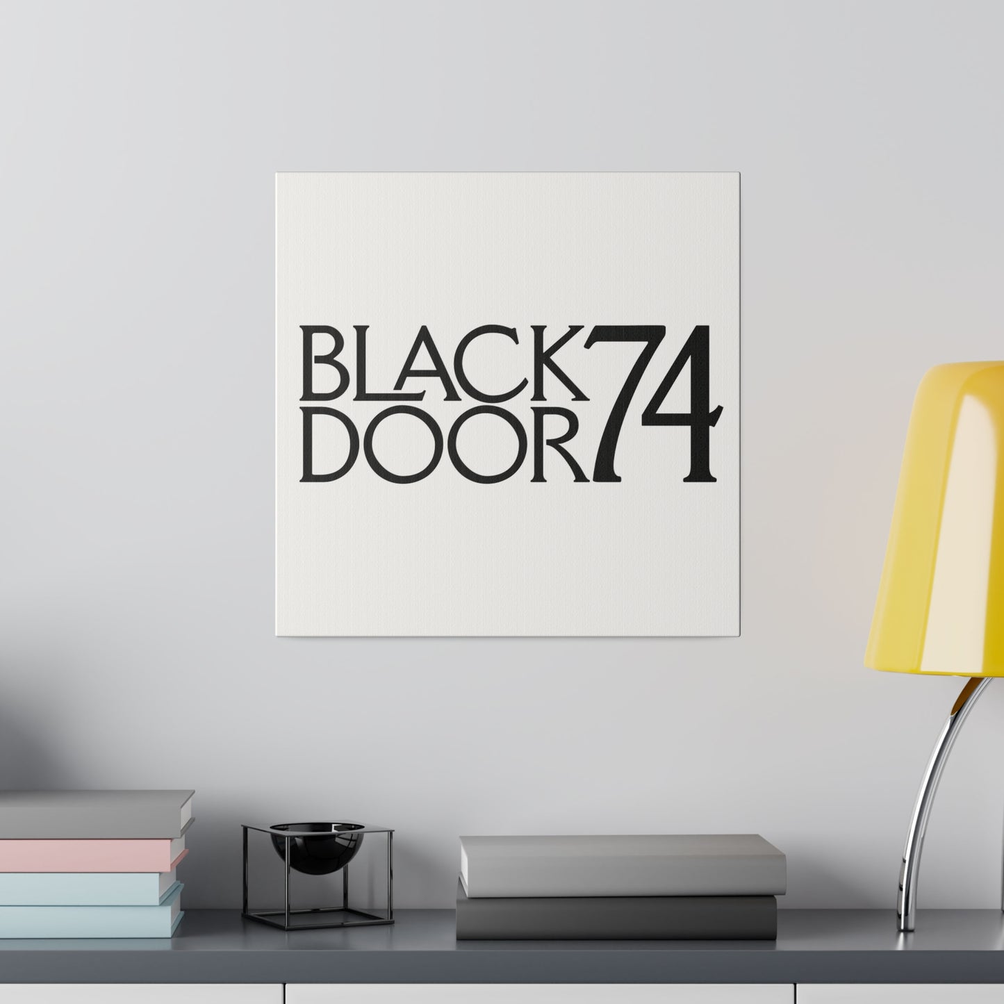 Black Door 74 Matte Canvas Art