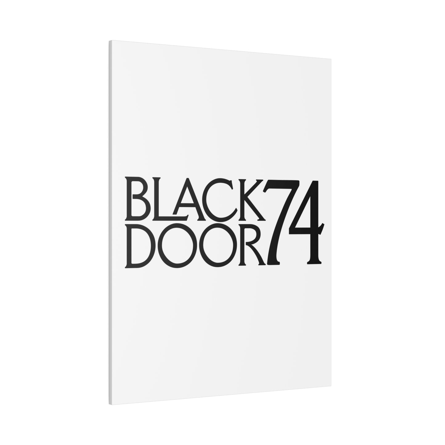 Black Door 74 Matte Canvas Art