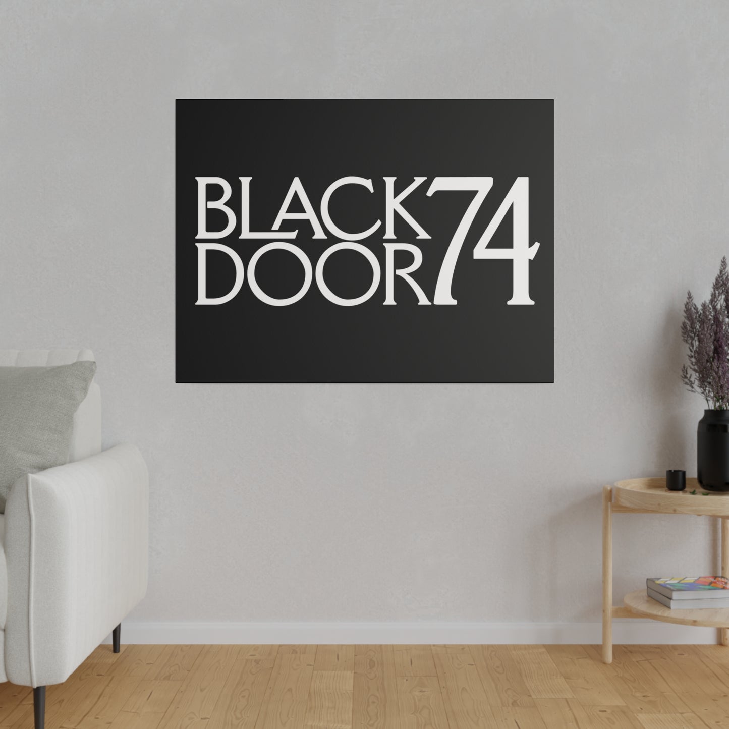 Black Door 74 Matte Canvas Art