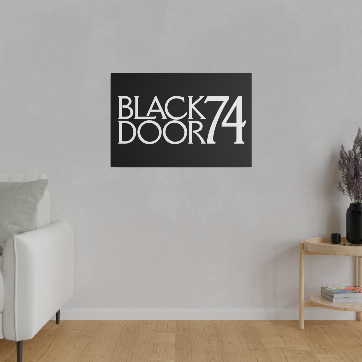 Black Door 74 Matte Canvas Art